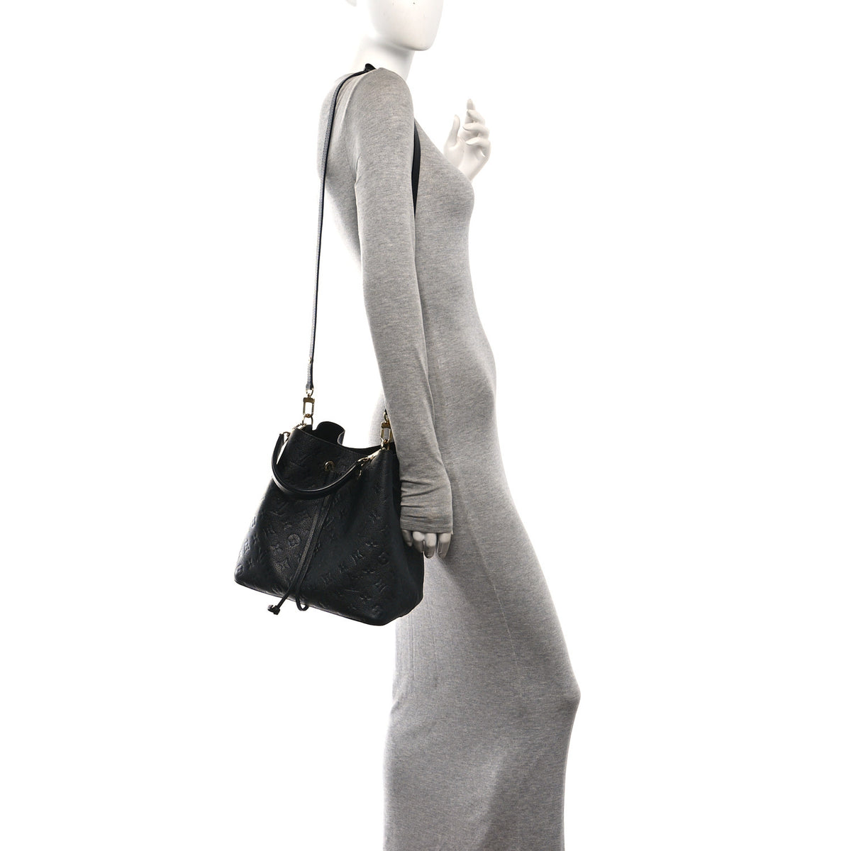 Louis Vuitton Empreinte Neonoe MM Black 2 of 9