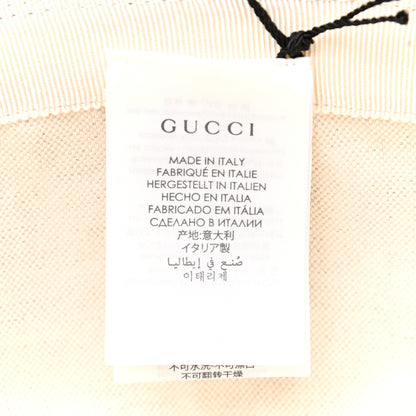 Gucci GG Supreme Monogram Flora Fedora Hat L White 7 of 7