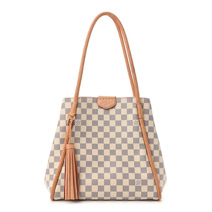 Louis Vuitton Damier Azur Propriano Rose Ballerine 1 of 13