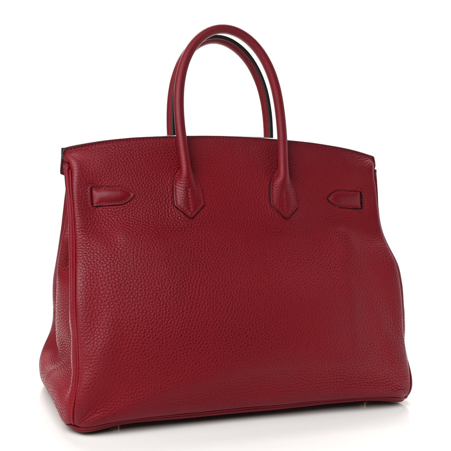 Taurillon Clemence Birkin 35 Rouge Grenat