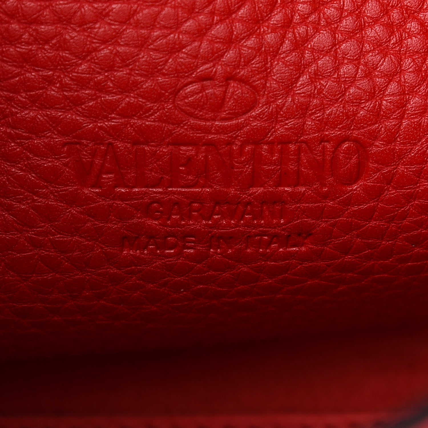 Valentino Garavani Pebbled Calfskin Medium Rockstud Flip Lock Crossbody Bag Red 6 of 7