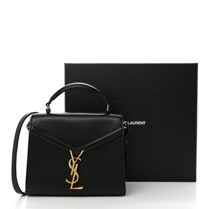 Saint Laurent Grain de Poudre Medium Classic Monogram Cassandra Top Handle Black 12 of 12