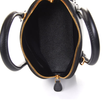 Balenciaga Grained Calfskin XXS Ville Top Handle Bag Black 5 of 11
