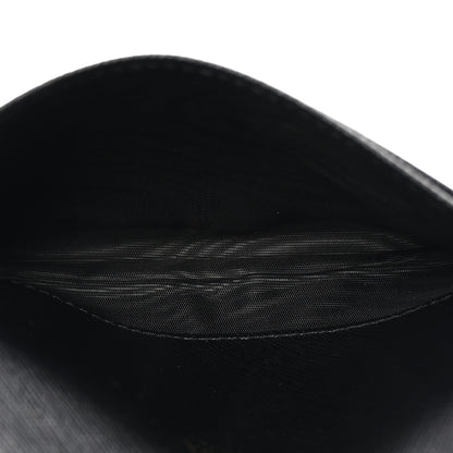 Prada Saffiano Metal Flap Wallet Black 6 of 8