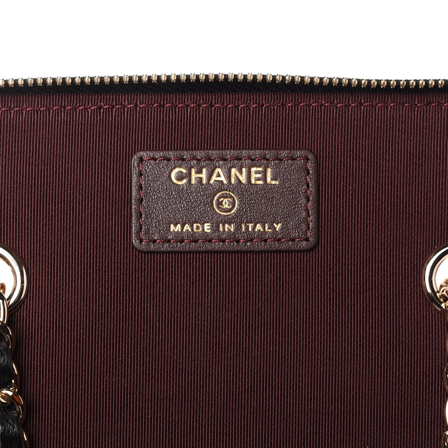 Chanel Lambskin Quilted Small Vanity Case With Chain Black 8 of 11
