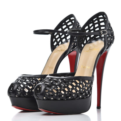 Christian Louboutin Kid Mrs 150 Pumps 38.5 Black 3 of 16