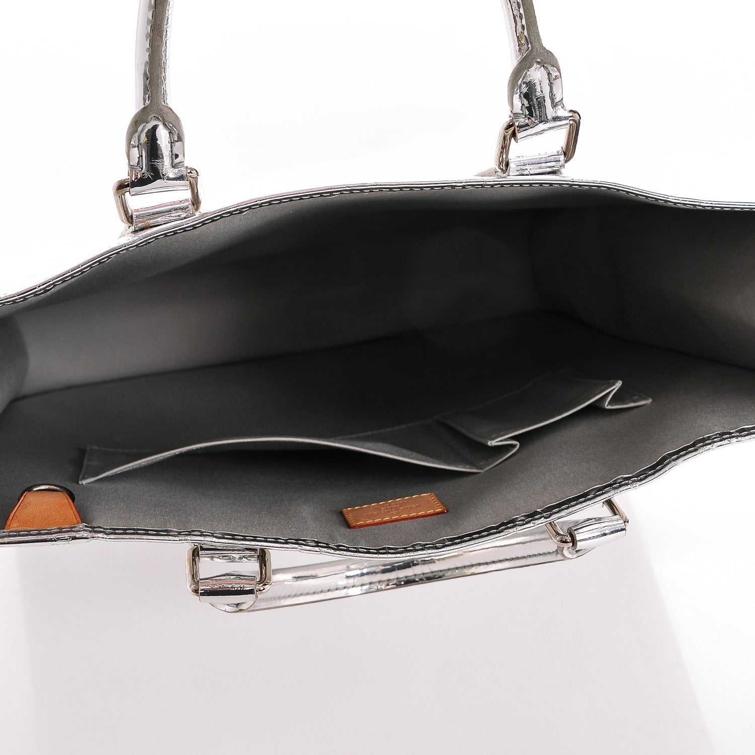 Louis Vuitton Monogram Miroir Sac Plat Silver 5 of 6