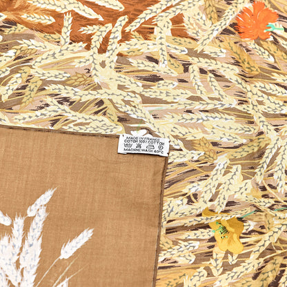 Hermes Cotton Les Bles Scarf 65 5 of 5