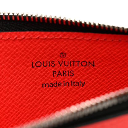 Louis Vuitton Taigarama Coin Card Holder Fire Red 7 of 7