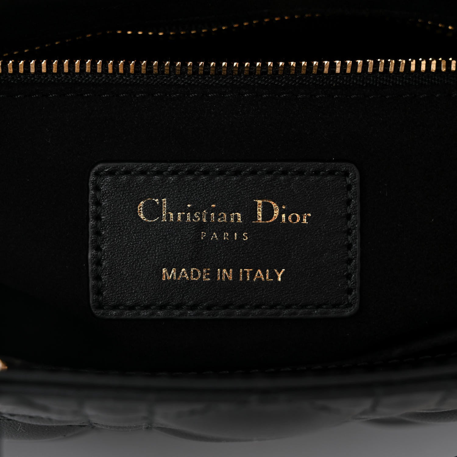 Christian Dior Lambskin Cannage Small My ABCDior Lady Dior Black 6 of 11