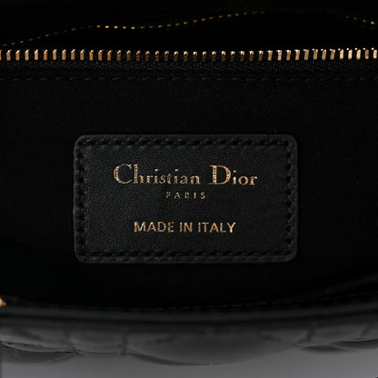 Christian Dior Lambskin Cannage Small My ABCDior Lady Dior Black 6 of 11