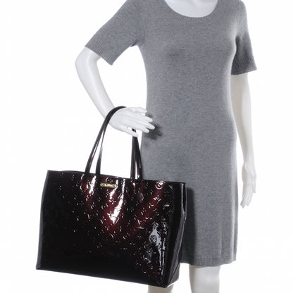 Louis Vuitton Vernis Wilshire GM Amarante 2 of 7