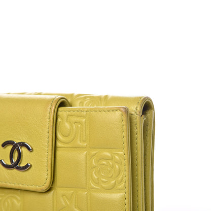 Chanel Lambskin Precious Symbols French Flap Wallet Light Green 11 of 14