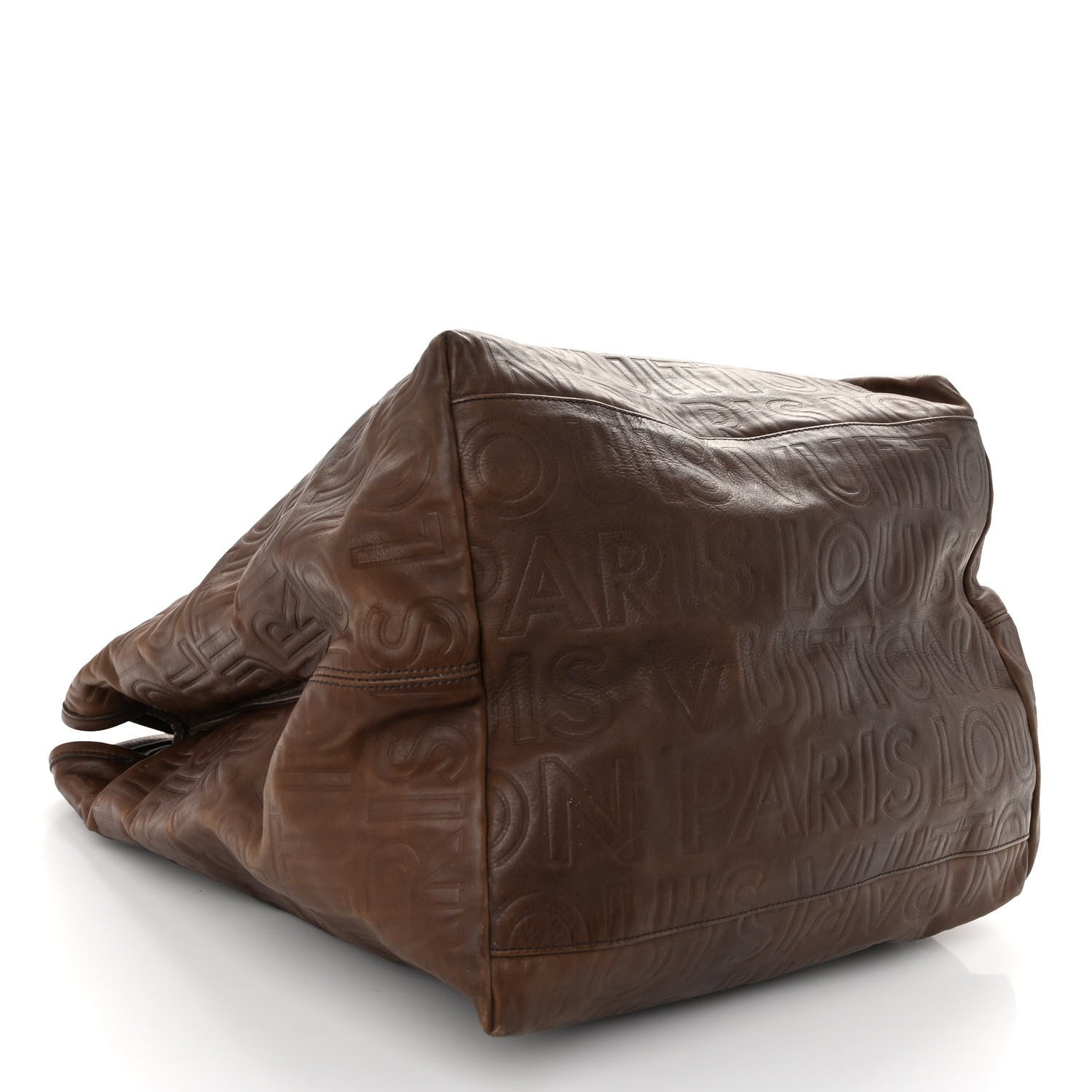 Louis Vuitton Monogram Paris Souple Whisper GM Chocolate 4 of 12