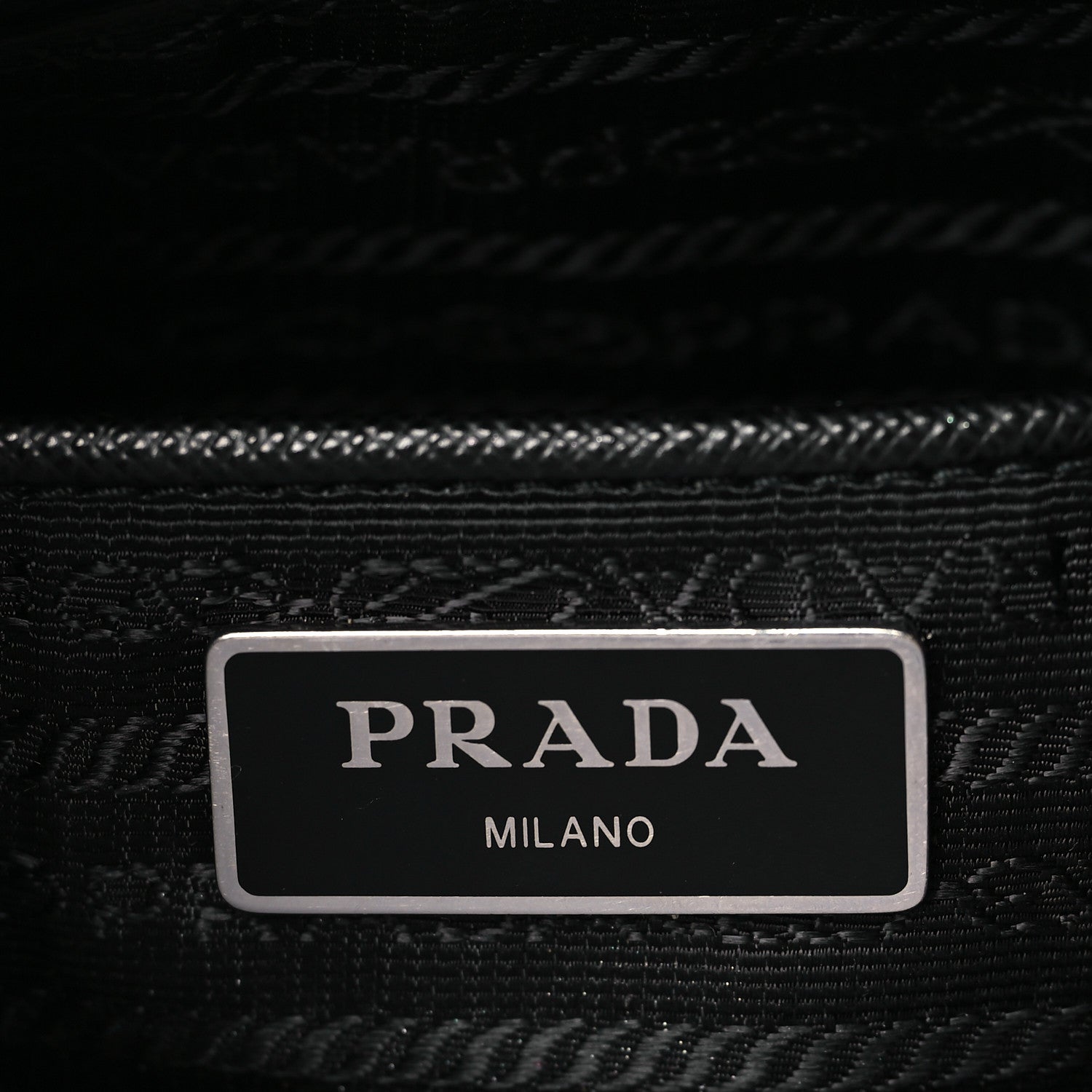 Prada Tessuto Nylon Saffiano Small Vela Messenger Black 6 of 9