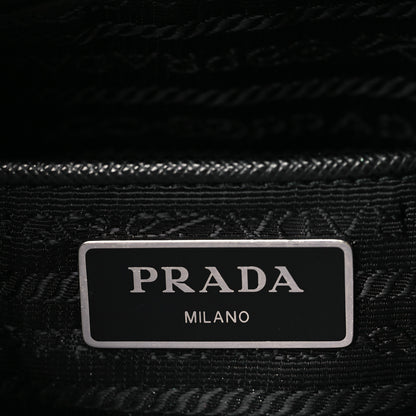 Prada Tessuto Nylon Saffiano Small Vela Messenger Black 6 of 9