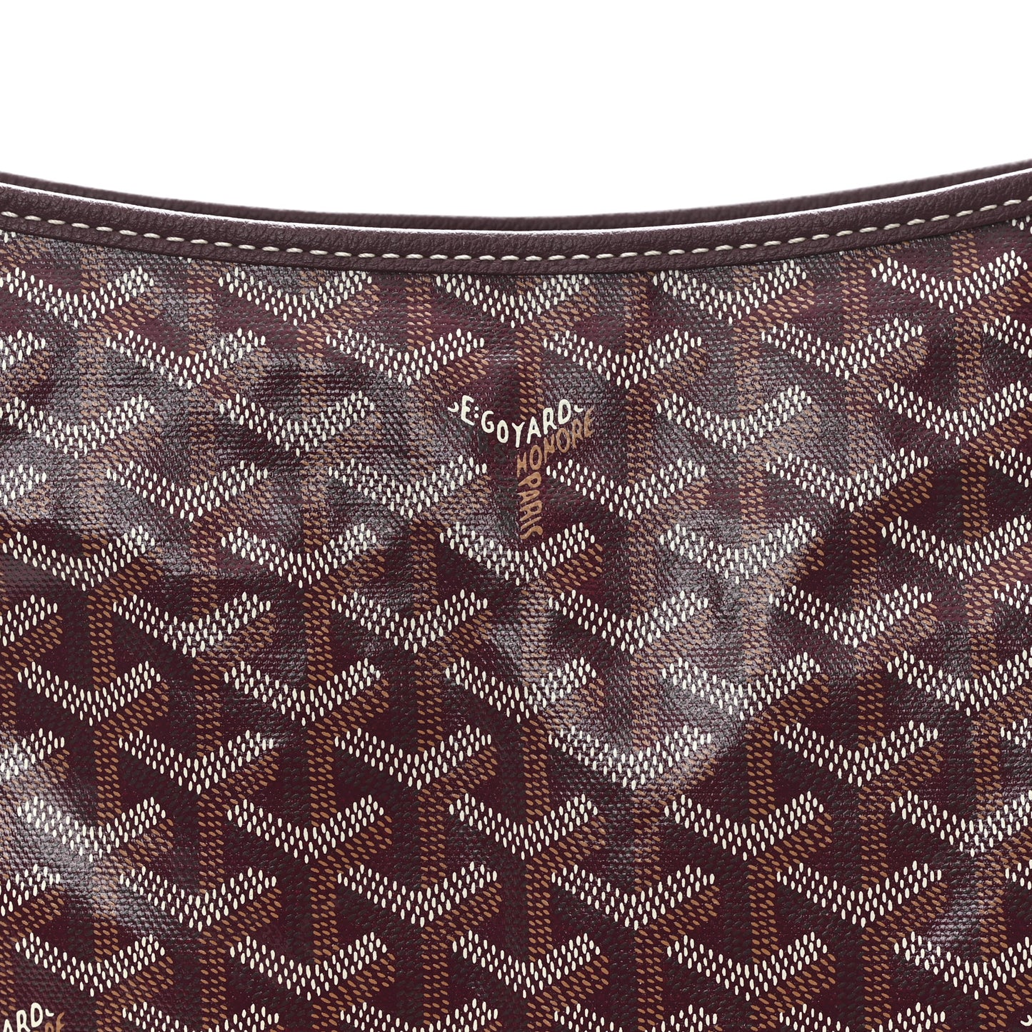Goyardine Boheme Hobo Burgundy