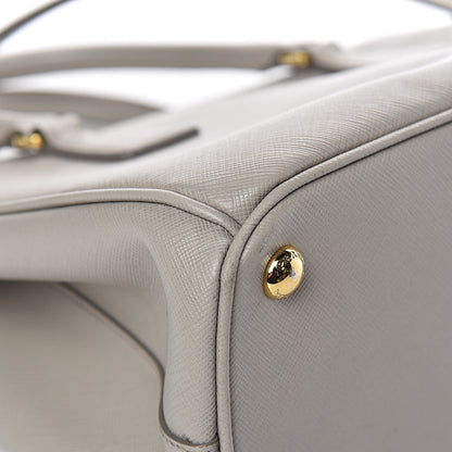 Prada Saffiano Small Galleria Double Zip Tote Pomice 11 of 16