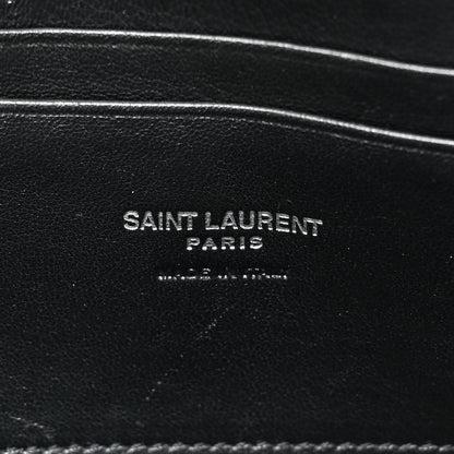 Saint Laurent Grain De Poudre Matelasse Monogram Mini Lou Camera Bag Marble Pink 6 of 14