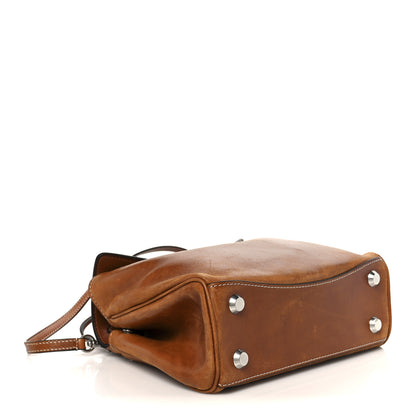 Balenciaga Vegetable Tanned Lambskin Mini Rodeo Top Handle Handbag Tan Cowboy 4 of 12