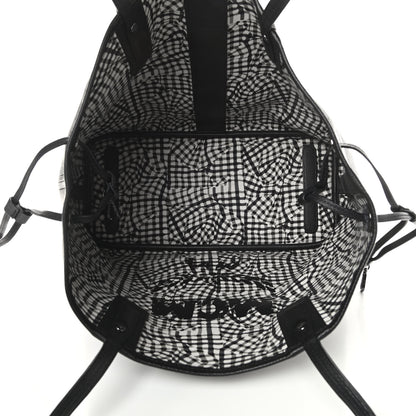 MCM Visetos Medium Liz Reversible Shopper Tote Black 8 of 18