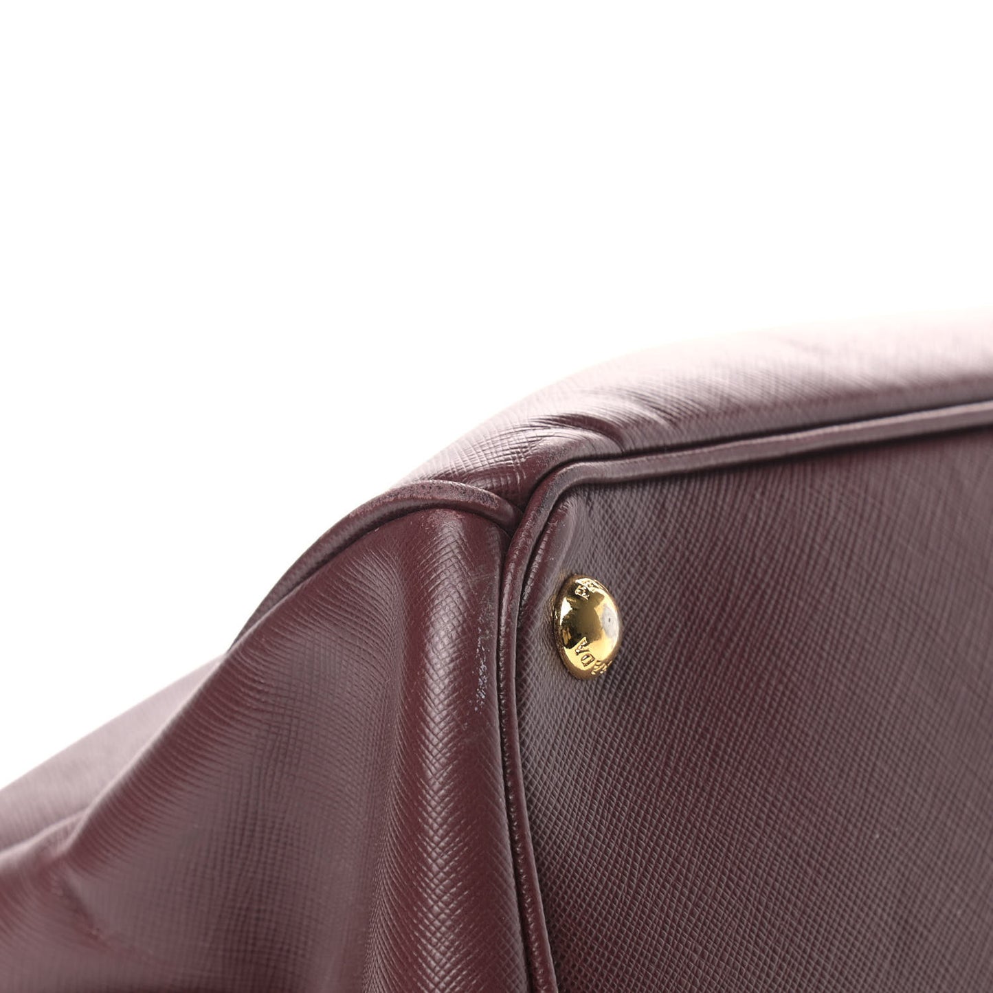 Saffiano Medium Galleria Double Zip Tote Granato