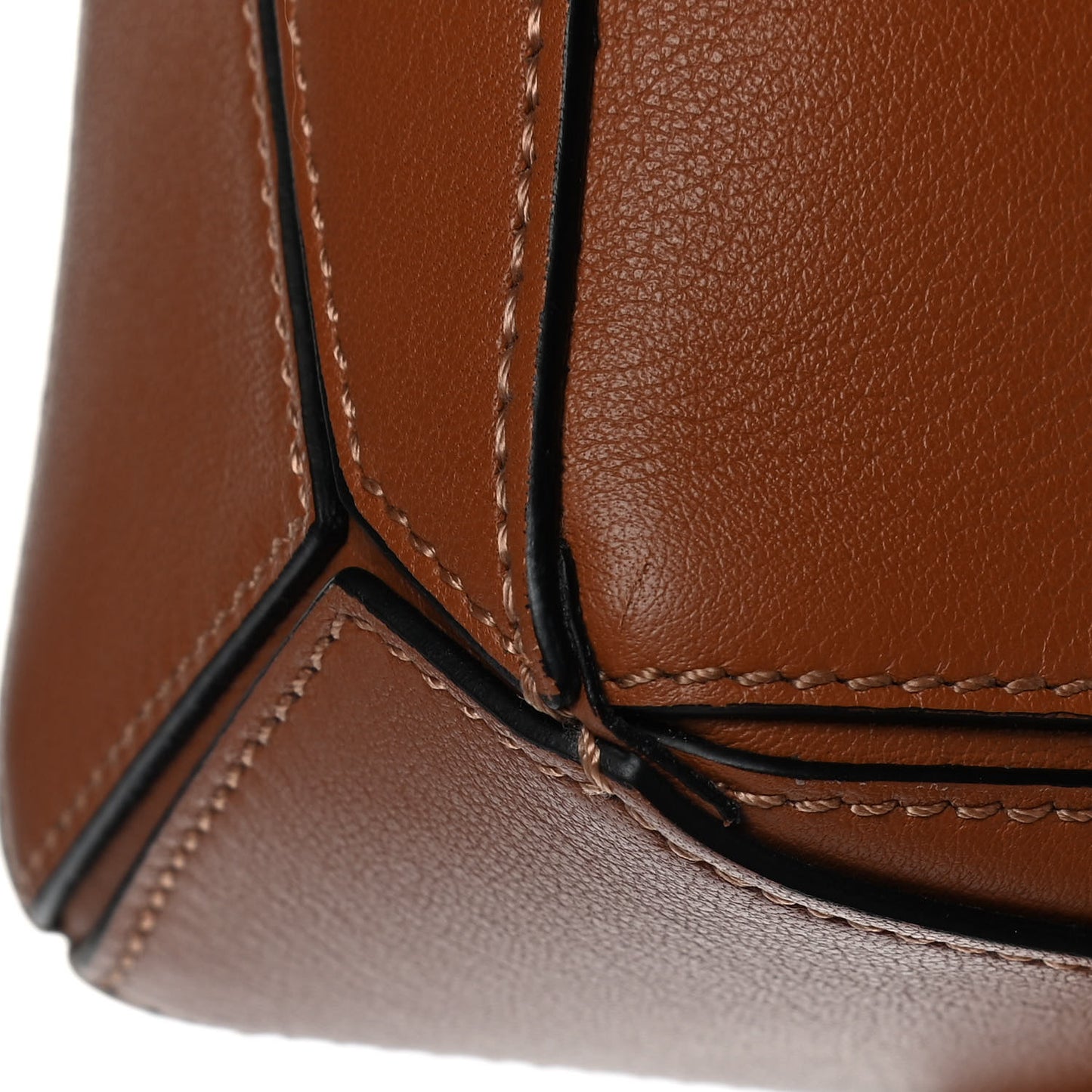 Calfskin Mini Puzzle Bag Tan