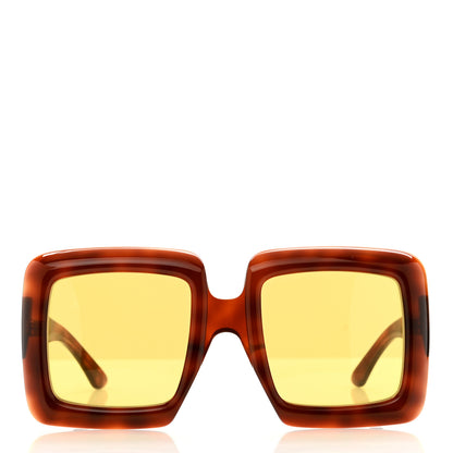 Gucci Square Frame GG0783S Sunglasses Havana 2 of 7