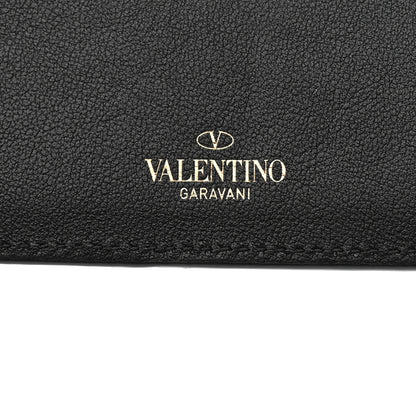 Valentino Garavani Vitello Rockstud Passport Holder Black 5 of 7