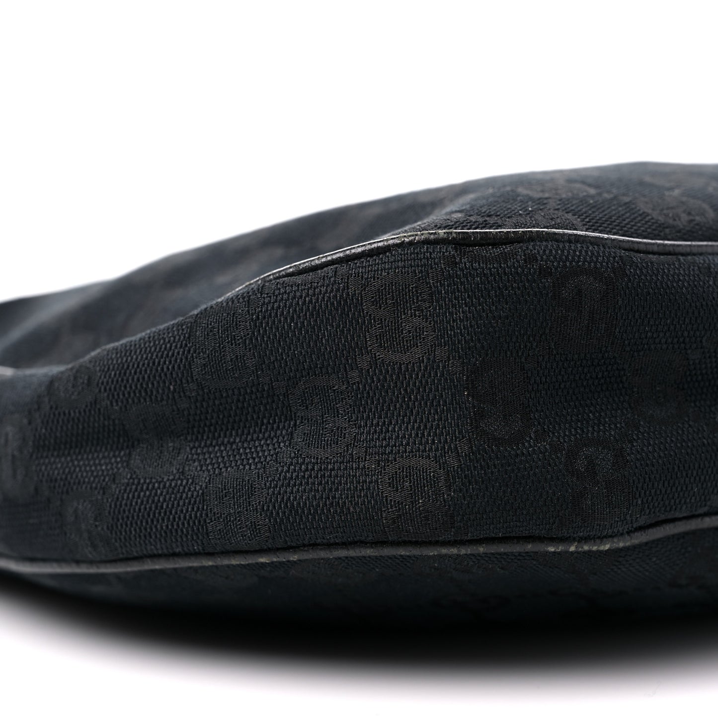 Monogram Medium Half Moon Hobo Black