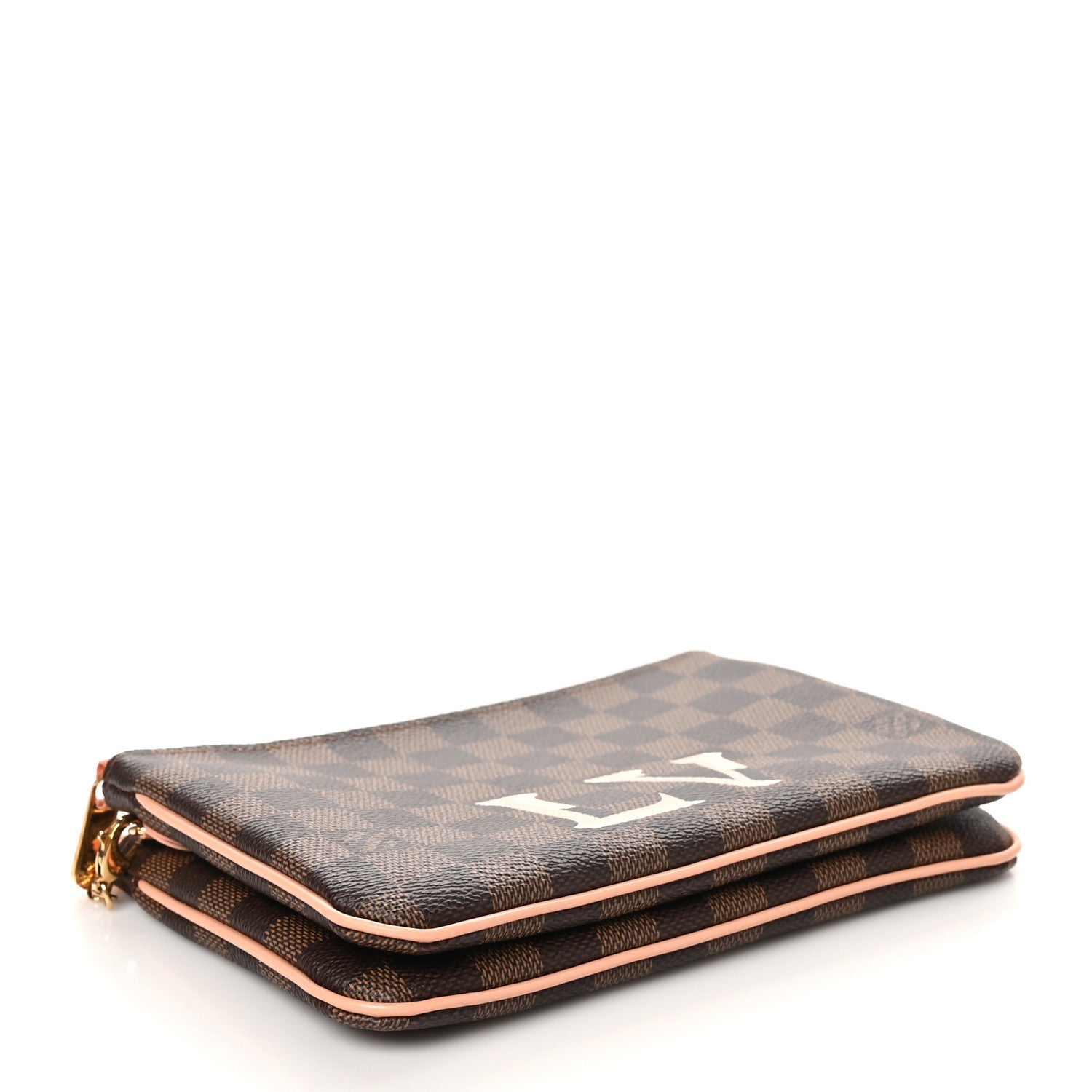 Louis Vuitton Damier Ebene Double Zip Pochette 4 of 11