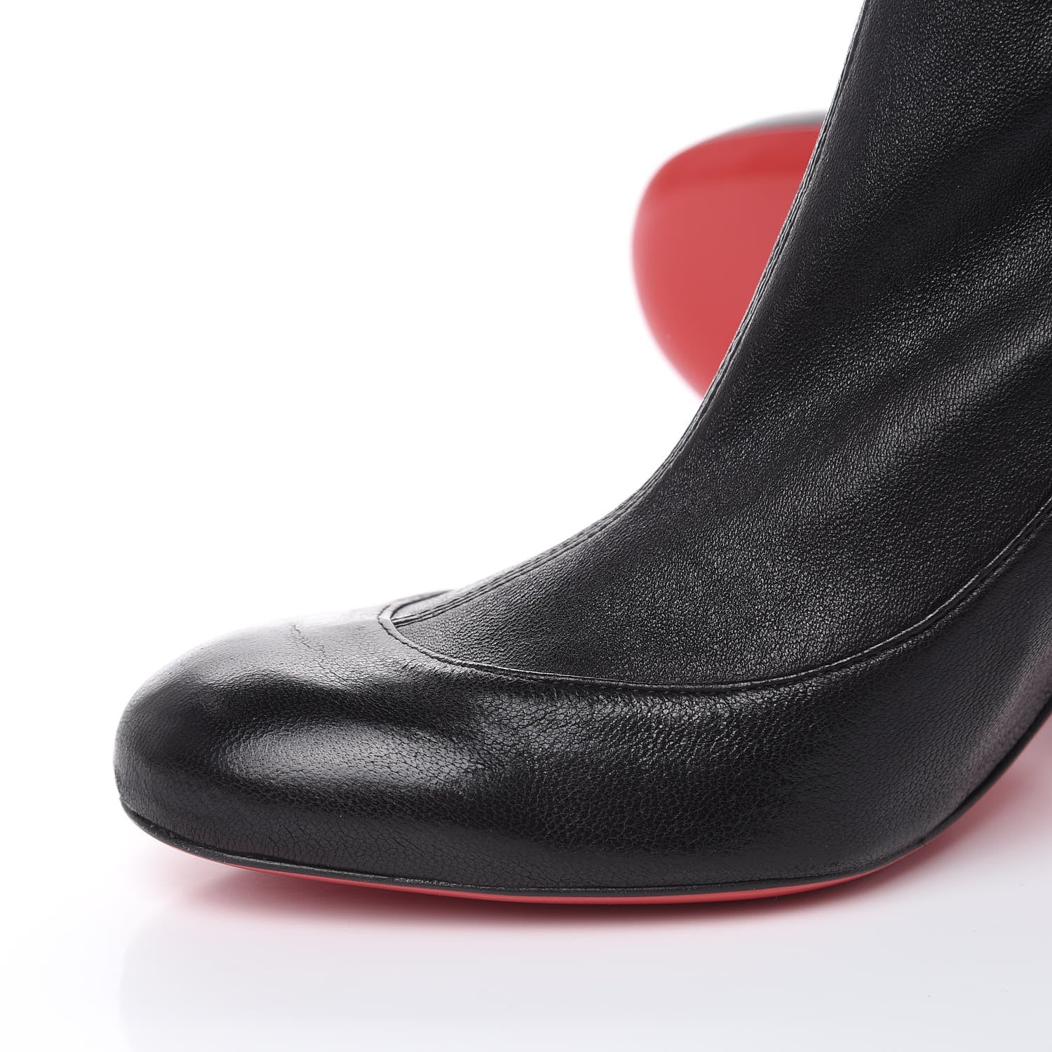Christian Louboutin Nappa Stretch Gena 85 Bootie 37.5 Black 7 of 10