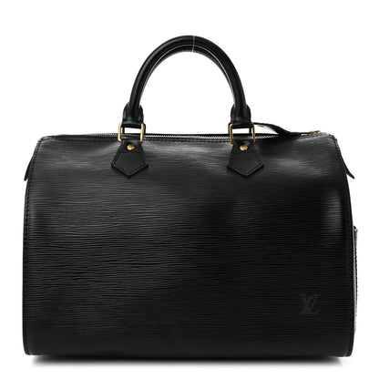 Louis Vuitton Epi Speedy 30 Black 1 of 12