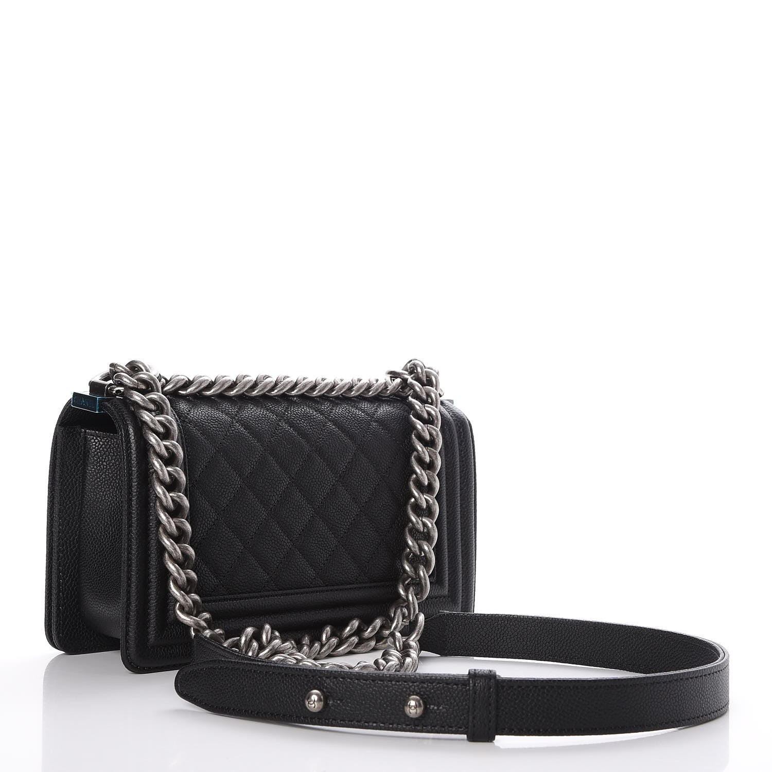Chanel Caviar Quilted Small Boy Flap Black 3 of 8