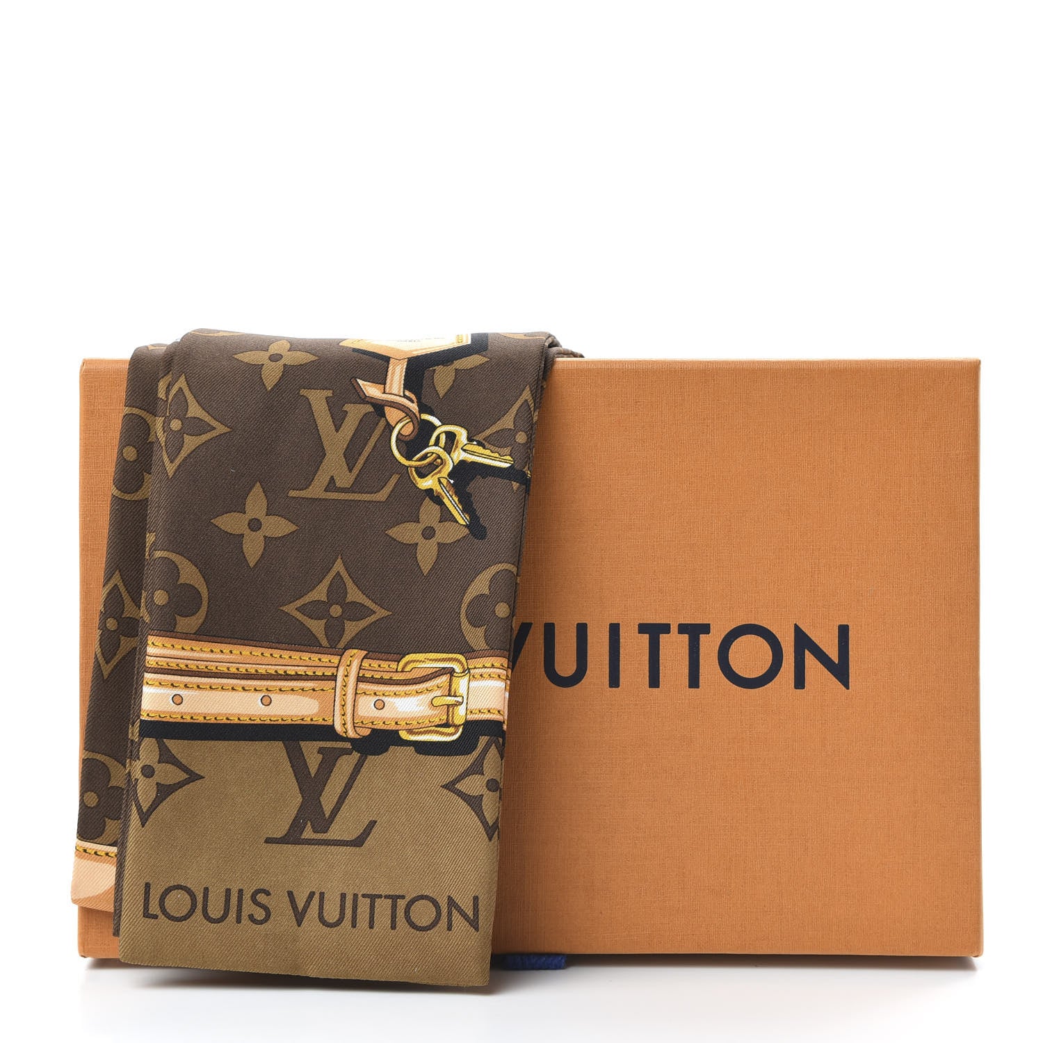 Louis Vuitton Silk Monogram Confidential Bandeau Brown 6 of 6