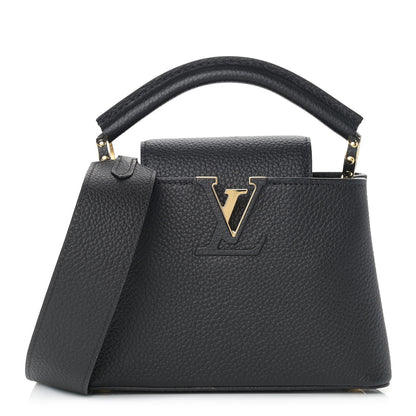Louis Vuitton Taurillon Mini Capucines Black 1 of 8