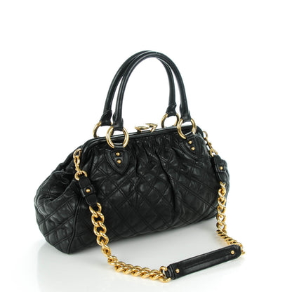 Marc Jacobs Calfskin Quilted Stam Black 3 of 7