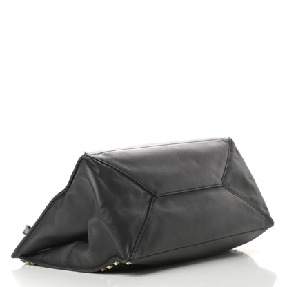 Valentino Garavani Nappa Medium Rockstud Soft Tote Black 4 of 20
