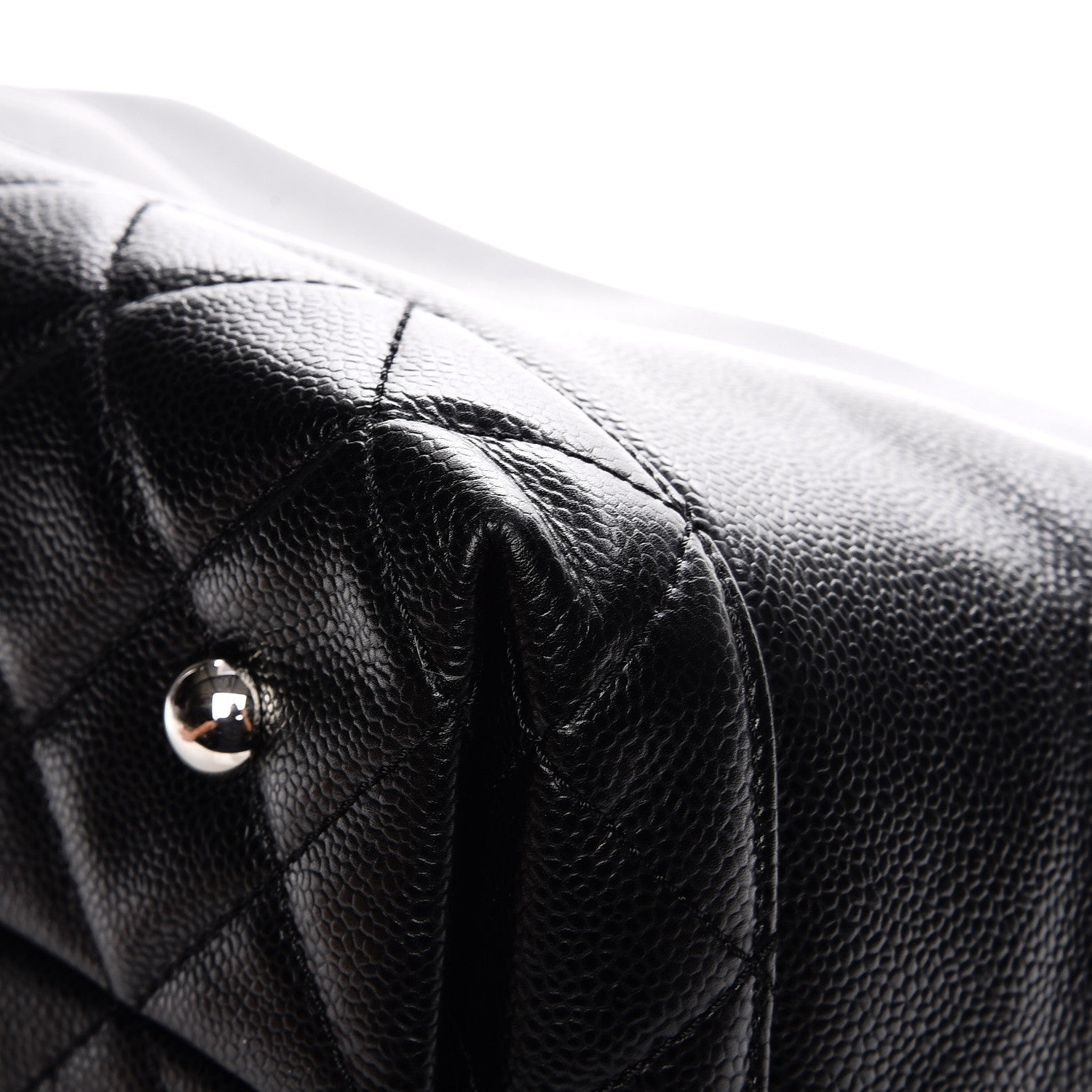 Chanel Soft Caviar CC Medium Top Handle Tote Black 13 of 14