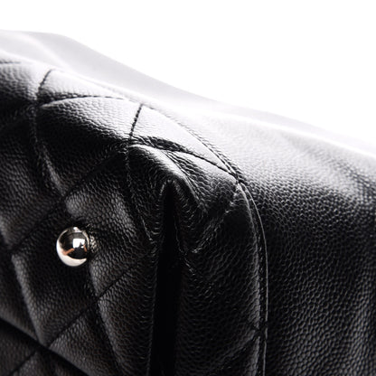 Chanel Soft Caviar CC Medium Top Handle Tote Black 13 of 14