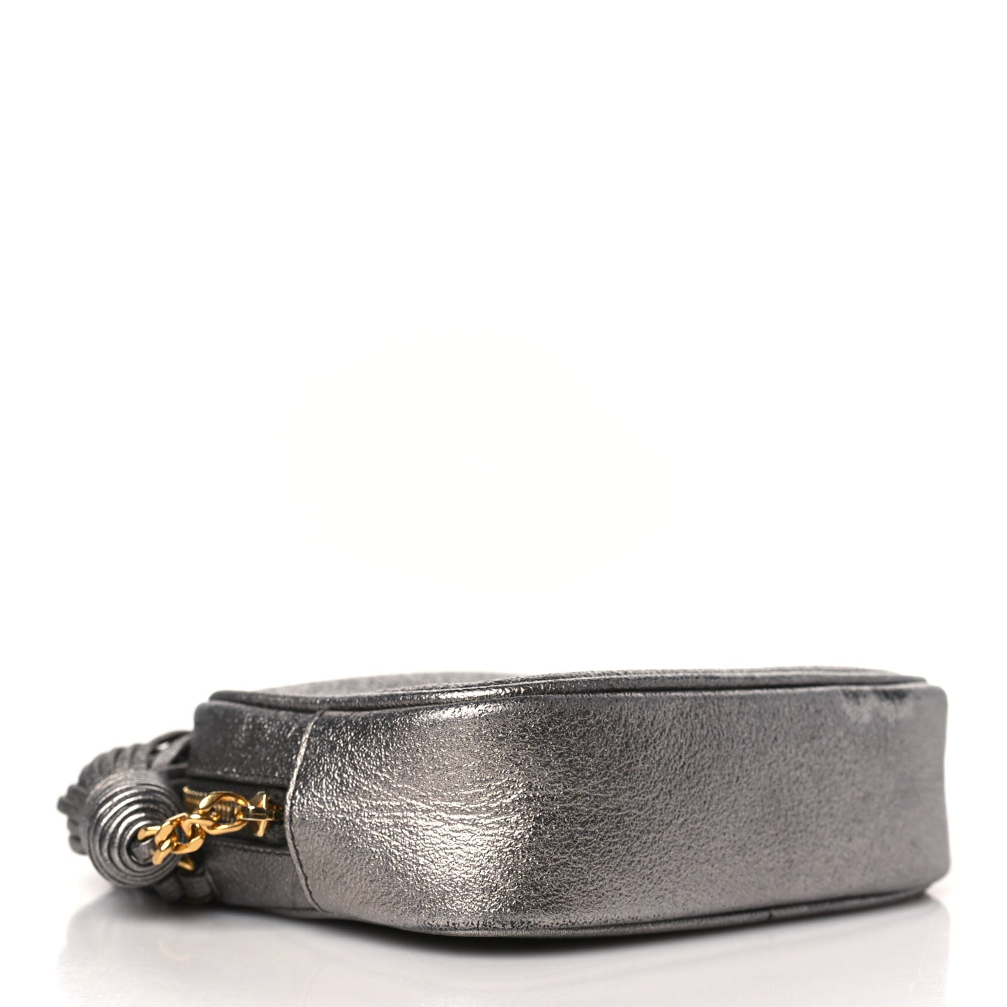 Lame Nappa Star 3D Monogram Blogger Bag Silver
