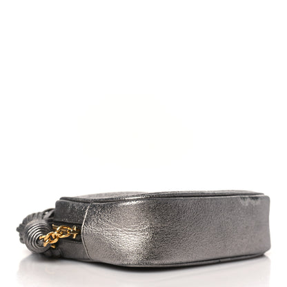 Saint Laurent Lame Nappa Star 3D Monogram Blogger Bag Silver 3 of 10