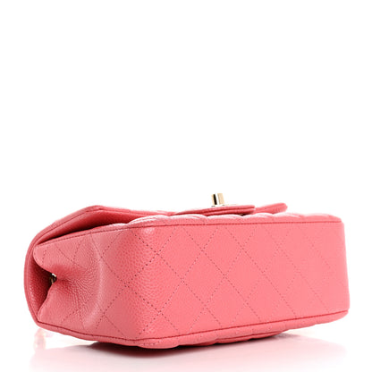 Chanel Iridescent Caviar Quilted Mini Rectangular Flap Pink 4 of 10