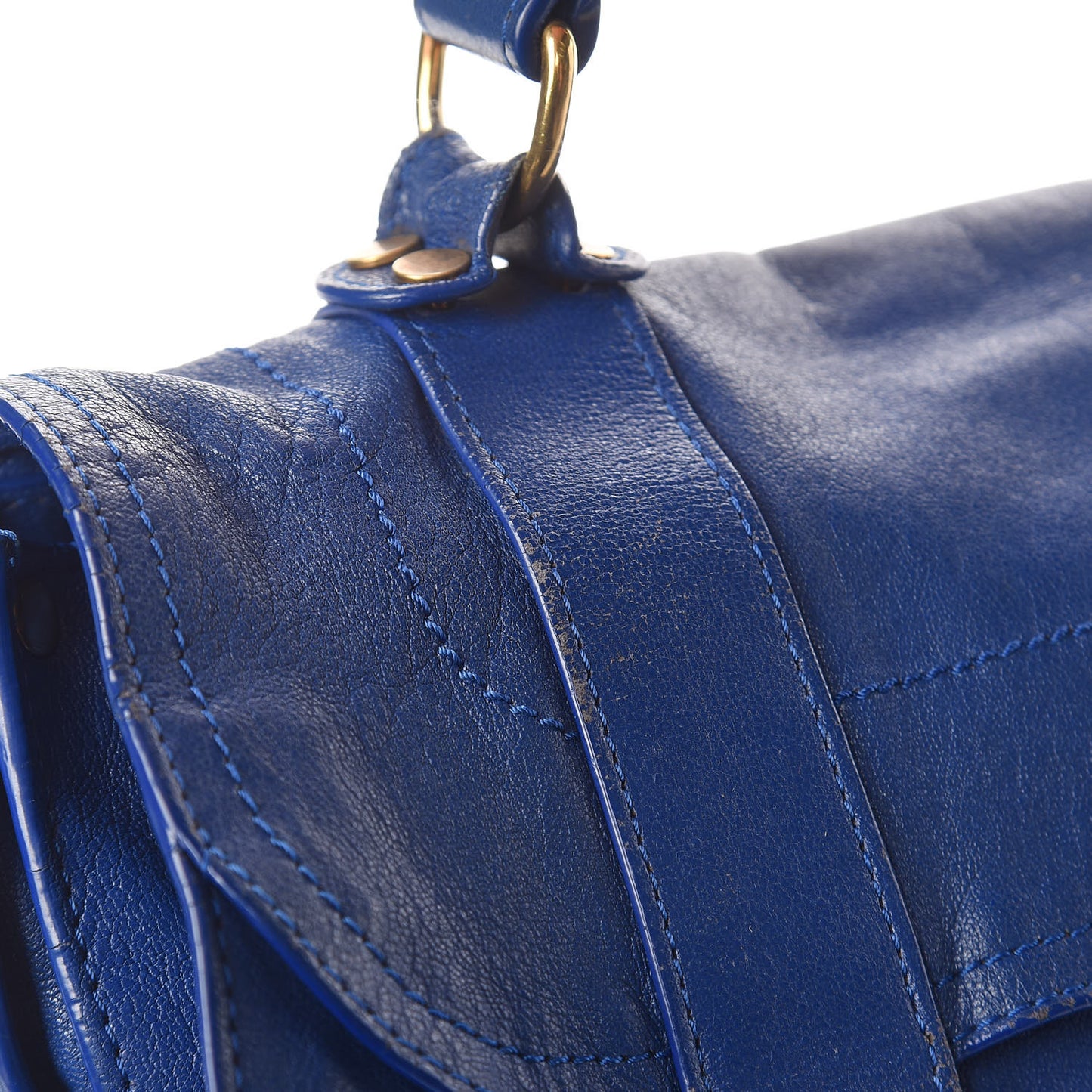 Lambskin Medium PS1 Satchel Royal Blue