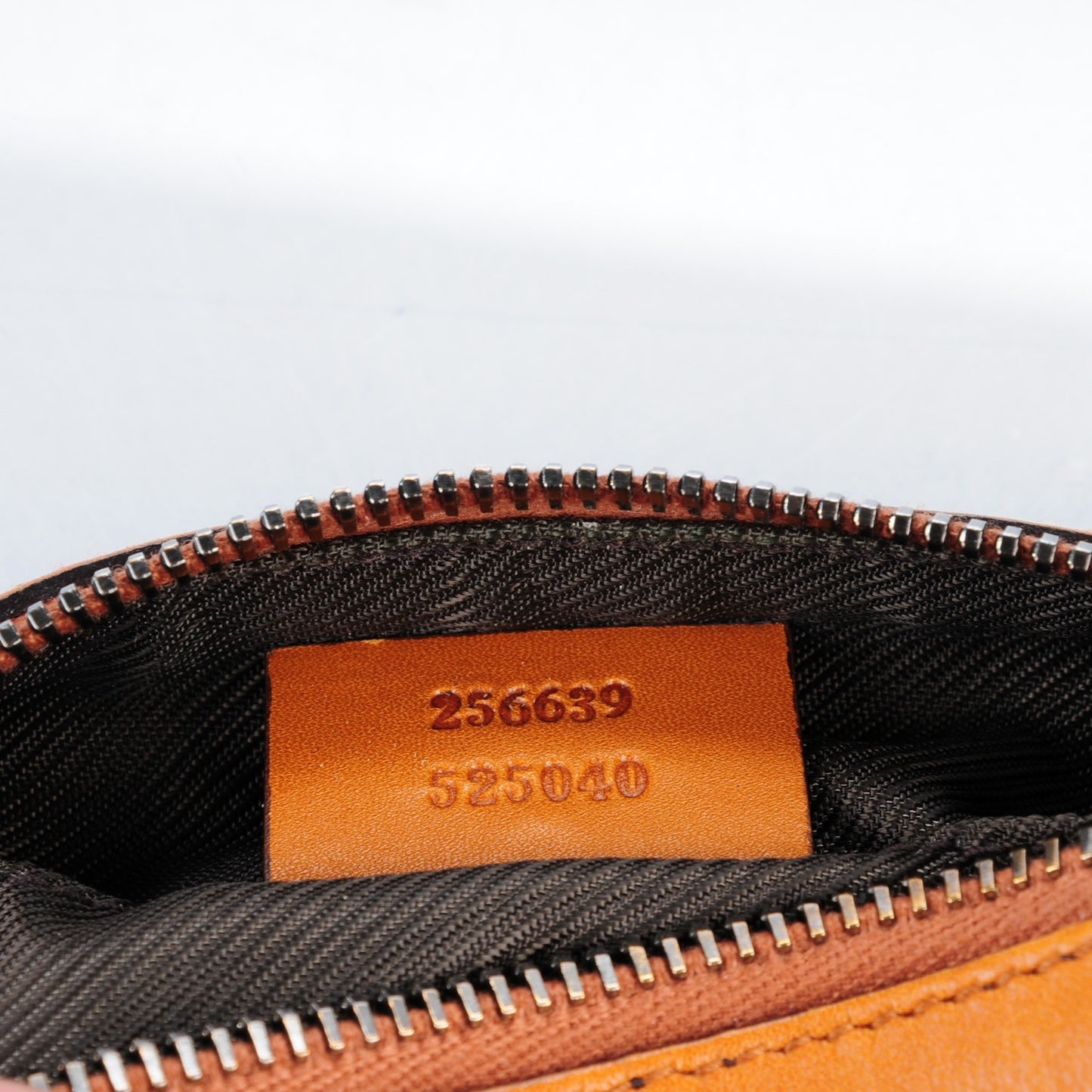 Monogram Web Small Cosmetic Case Orange