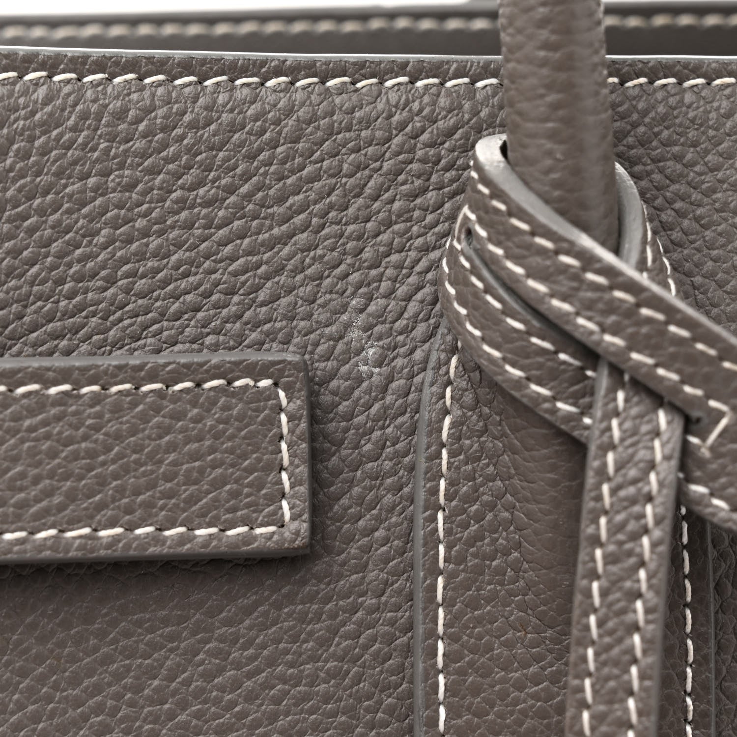 Saint Laurent Calfskin Baby Sac De Jour Fog 11 of 15