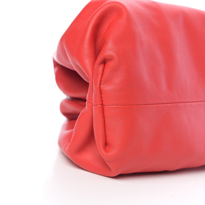 Bottega Veneta Smooth Butter Calf The Pouch Oversized Clutch Bright Red 7 of 8