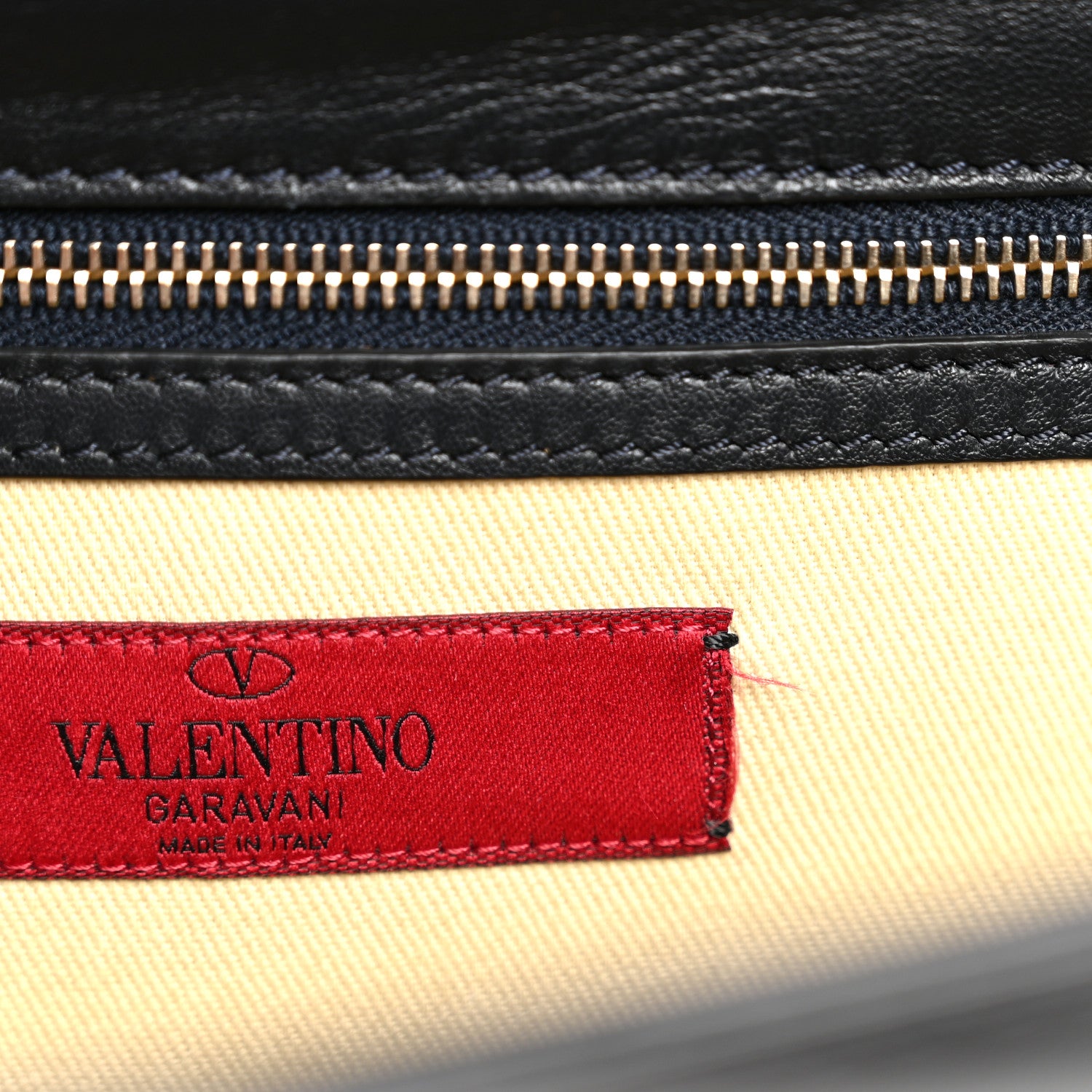 Valentino Garavani Vitello Medium Glam Lock Rockstud Flap Black 10 of 11