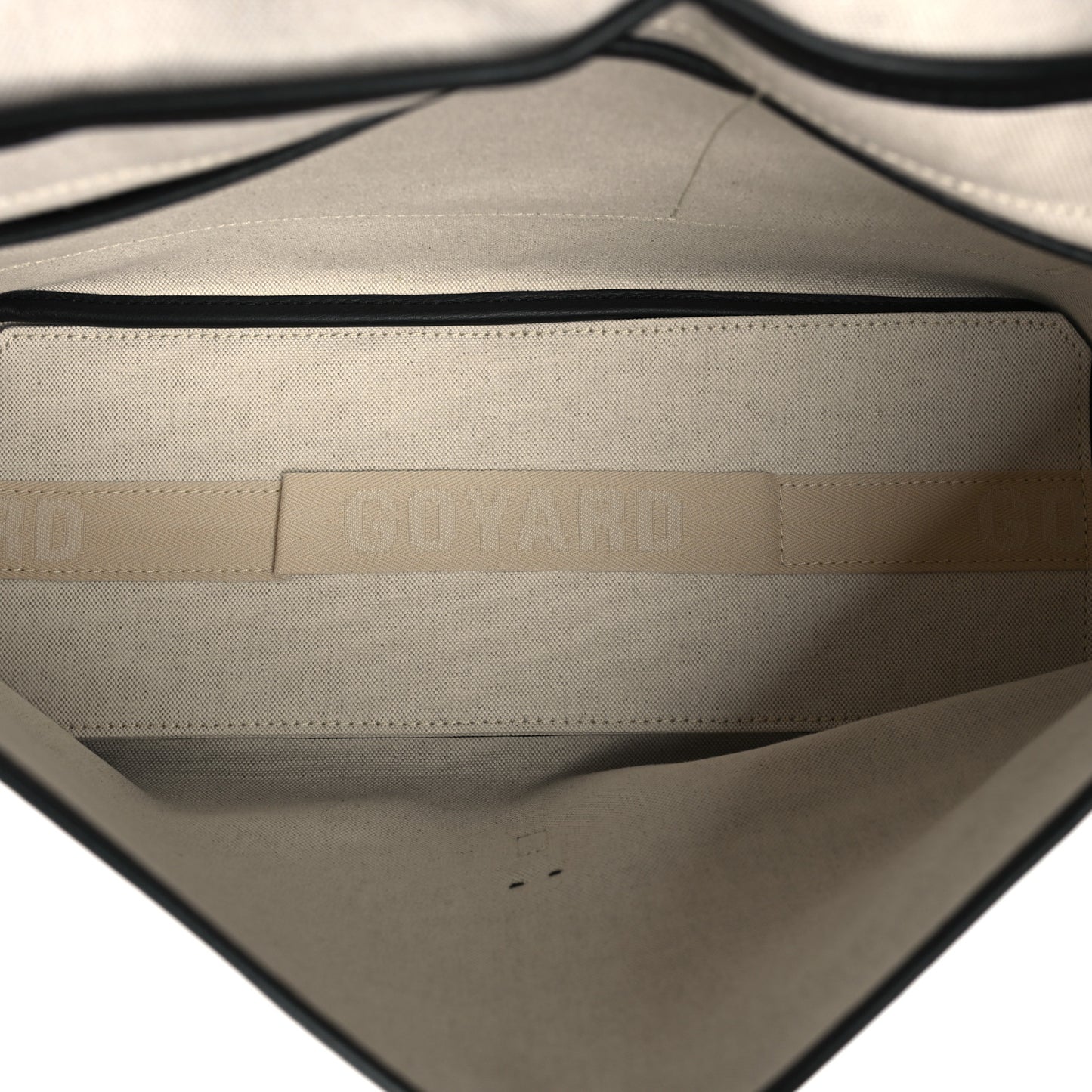 Goyardine Capetien Messenger Bag Black