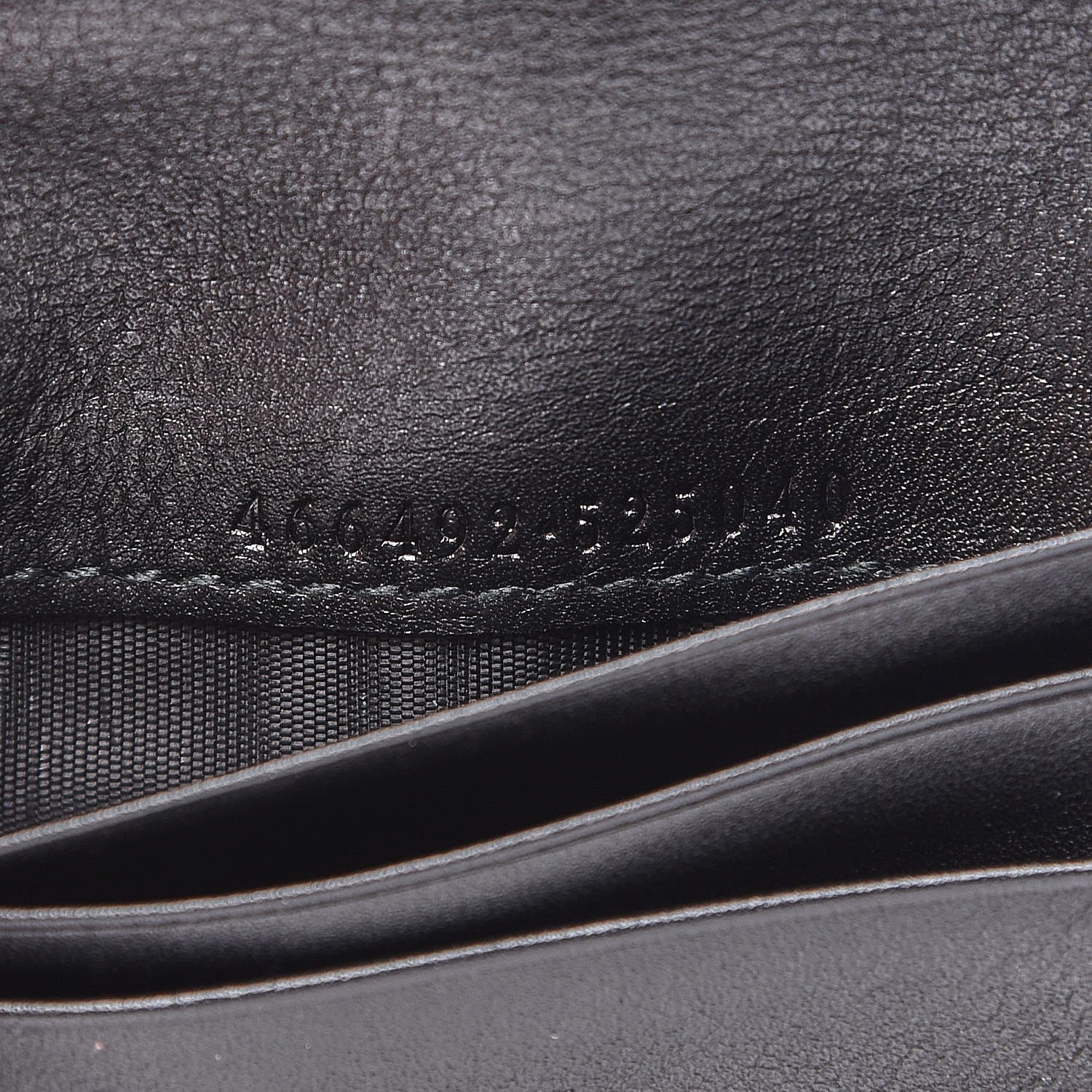 Gucci Calfskin Matelasse GG Marmont Card Case Wallet Black 7 of 10